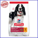 Hill's Science Plan Adult 1-6 Medium With Chicken 14kg Dry Dog Food