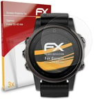 atFoliX 3x Screen Protection Film for Garmin Fenix 5S 42 mm matt&shockproof