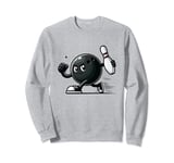 Funny Bowling ball Strike Bowling Pin Lover Bowler Sweatshirt