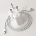 Genuine Apple 12W Charger Plug + Lightning Cable For iPad 9.7" 2017 / iPad 4 5 6