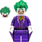 The LEGO Batman Movie The Joker Minifigure (with Coattails and reversible head) head