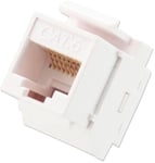 LINDY Cat6 Keystone Coupler - White UTP