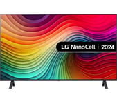 Lg 43NANO81T6A  Smart 4K Ultra HD HDR LED TV with Amazon Alexa, Silver/Grey