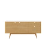 Naver Collection - AK 2630 Skänk, Såpad ek - Sideboards - Nissen & Gehl - Träfärgad - Naturmaterial/Trä