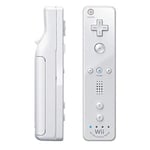 Télécommande Wiimote plus (Motion plus intégré) compatible pour Nintendo Wii et Wii U HobbyTech Blanc