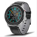 GAKOV 2020 New Ip68 Waterproof Smart Watch Men Heart Rate Demanding Full Touch Screen Music Control Sport Smartwatch 1.3 inches Belt black silver