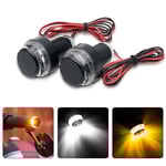2x Blinkers för motorcykel LED-indikatorer för styre