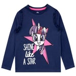 Kids My Little Pony Top | Girls Twilight Sparkle Long Sleeve T-shirt | Unicorn