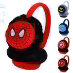 Barnens Superhjälte Spindelmannen Batman Mjuka Öronmuffar Vinter Varma Öronlappar Pojkar Flickor Presenter Spider-Man