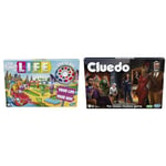 Hasbro Gaming The Game of Life Game, Family Board Game for 2 to 4 Players, for Kids Ages 8 and Up & Cluedo Board Game, Reimagined Cluedo Game for 2-6 Players, Mystery Games