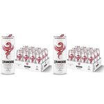 Dragon Energy - Sugar Free Energy Drink, High Caffeine Content & Taurine, BVITS* B3, B5, B6 & B13, 2 Calories, Proudly British, 100% Recyclable 12 x 500ml Cans (Pack of 2)