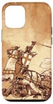 Coque pour iPhone 15 Pro Chevalier médiéval Dragon Slayer Renaissance Moyen Âge