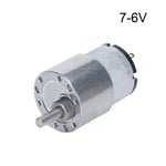 6V/12V/24V 7~960RPM Elmotor med hög vridmomentreducering Excentrisk utgående axel Mikrohastighetsreducerad växelmotor 7 6V