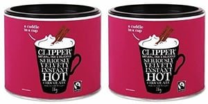 Clipper Fairtrade Instant Hot Chocolate 1000g (Pack of 2)