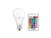 OSRAM STAR+ CLASSIC A - LED-glödlampa - form: A60 - glaserad finish - E27 - 9 W - klass G - RGB/varmt vitt ljus - 2700 K