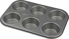 Patisse Silvertop muffinsform 6 st silverfärgad 27 cm