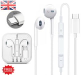 Apple iPhone 15 15 Pro Max 15 Plus USB C Headphones Earphones Wired Earbud