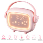 Banne Bon Kids Alarm Clock Bedside Rechargeable,Children's Sleep Trainer, Wake Up Light & Night Light