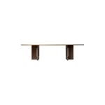 Androgyne Dining Table Rectangular, Dark Stained Oak