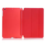 2019 Ultra Slim Magnetic Smart Flip Stand PU Leather overse for APple Mini 1 2 3 Retina Intellectual Dormancy(Red)