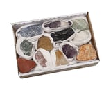 Mixed Rough Gemstones In A Box -- ± 700-900 G