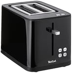 Tefal Smart 'N' Light 2 Slice Digital Toaster TT640840, Black