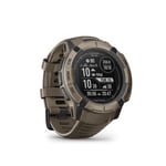 Garmin Instinct 2X SOLAR Tactical Edition, Large Rugged GPS Smartwatch, Built-in Sports Apps and Health Monitoring, Solar Charging, Dedicated Tactical Features and Ultratough Design Features, Tan