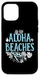 iPhone 14 Pro Aloha Beaches Turtle Beach Vacation Summer Quote Case