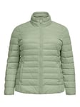 ONLY CARMAKOMA Women's Cartahoe OTW Quilted Jacket, Reseda Green, M