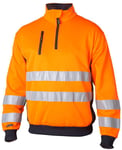 Top Swede Sweatshirt varsel 136 Klass 3 Orange/Marin S