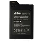 Vhbw Batterie Compatible Avec Sony Playstation Portable Psp-1006, Psp-1004 Console De Jeux (1600mah, 3,6v, Li-Ion)