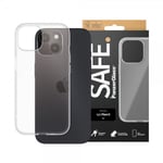 SAFE. by PanzerGlass iPhone 15 Skal Soft TPU Case Transparent Klar