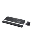 Logitech MX Keys Combo for Business | Gen 2 - keyboard and mouse set - QWERTZ - Swiss - graphite - Näppäimistö ja Hiirisetti - Sveitsi - Musta