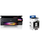 Epson EcoTank ET-8550 A3 Print/Scan/Copy Wi-Fi Photo Ink Tank Printer, With Up To 2 Years Worth Of Ink Included & - 114 EcoTank Photo Black Ink Bottle