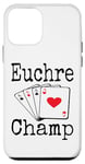 iPhone 12 mini Euchre Champ Card Game Winning Saying Winner Humor Funny Case