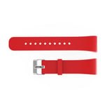 Samsung Gear Fit2 Pro Enkelt silikon klockband - Röd