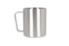 Lifeventure Stainless Steel Mug – Strong Corrosion Resistant Mug Ideal for Camping or Travel & Lifesystems Echo Whistle with Lanyard for The Outdoors, Camping and Walking