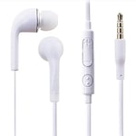 Triamisu Headphones Accessories - S4 S6 Headphones I9300 Mobile Phone Headphones Wired With Wheat Tuning J5/Jb In-Ear Earphones Universal Earphones White