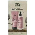 Urtekram Vård Soft Wild Rose Presentset Body Wash 200 ml + Moisturizing Lotion 245 1 Stk.