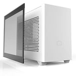 Cooler Master NR200P White SFF Small Form Factor Mini-ITX Case, Tempered Glass or Vented Panel, Vertical Mounting GPU, PCI Riser Cable, Triple-Slot GPU, Tool-Free (MCB-NR200P-WGNN-S00)