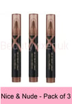 Max Factor Lipfinity Lasting Lip Tint 08 Nice & Nude X3 PACK OF 3