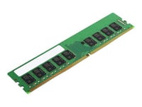 Lenovo - DDR4 - module - 16 Go - DIMM 288 broches - 2933 MHz / PC4-23466 - 1.2 V - mémoire sans tampon - ECC - vert - pour ThinkStation P340 30DH (ECC), 30DJ (ECC), 30DK (ECC), 30DL (ECC), 30DM (ECC), 30DN (ECC)