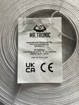 Mr. Tronic White Cat 6 Ethernet Cable 10m, LAN Ethernet Network Cable with RJ45