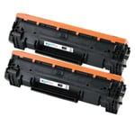 2 Black Laser Toner Cartridges to replace HP CF244A (44A) Comaptible/non-OEM