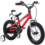 Royalbaby Vélo Freestyle Unisexe pour Enfant Rouge 45,7 cm