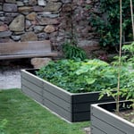 Prosperplast Odlingsbädd Base Woody 149x75 cm antracit PROSPERPLAST