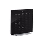 Qlocktwo - Qlocktwo Earth 13,5 Pure Acrylic - Black Ice Tea, NO - Klockor - Biegert & Funk - Svart