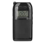 K605 Mini Portable MP3 Player, FM/SW/MW Digital Tuning Radio Receiver with Earphones Portable Digital Music Player MP3 Music Player for Running & Sports