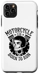 Coque pour iPhone 11 Pro Max Moto Club Born To Run Vintage Biker Rider