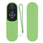 Protective Silicone Remote Case for Sky Q EC201 EC202 2020 Bluetooth Voice Remote Control, Skin-Friendly Shockproof Washable Cover with Lanyard (Glow in The Dark, Green)